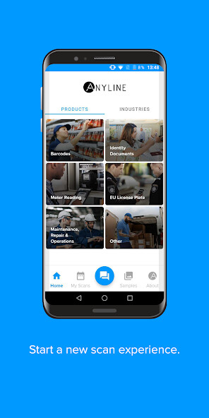 Run android online APK Anyline Scanner from MyAndroid or emulate Anyline Scanner using MyAndroid