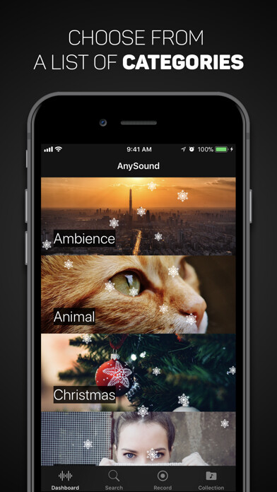 Emulate iPhone app AnySound - Sound Effects using MyAndroid Emulate iPhone app AnySound - Sound Effects using MyAndroid