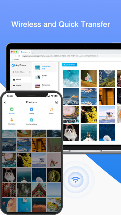Emulate iPhone app AnyTrans: Send Files Anywhere using MyAndroid Emulate iPhone app AnyTrans: Send Files Anywhere using MyAndroid