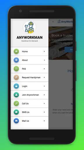 Run android online APK Anyworkman Handyman App from MyAndroid or emulate Anyworkman Handyman App using MyAndroid
