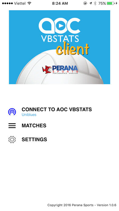 Emulate iPhone app AOC VBStats Client using MyAndroid Emulate iPhone app AOC VBStats Client using MyAndroid