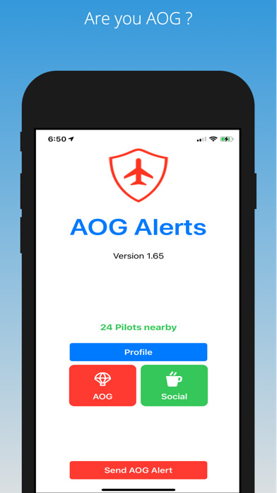 Emulate iPhone app AOG Alerts using MyAndroid