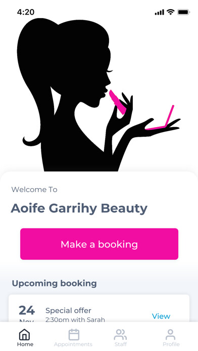Emulate iPhone app Aoife Garrihy Beauty using MyAndroid Emulate iPhone app Aoife Garrihy Beauty using MyAndroid