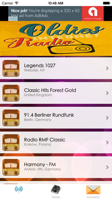 Emulate iPhone app A+ Oldies Radio Stations - Oldies Music Radio using MyAndroid Emulate iPhone app A+ Oldies Radio Stations - Oldies Music Radio using MyAndroid