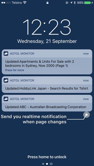 Emulate iPhone app Aotol Page Monitor using MyAndroid Emulate iPhone app Aotol Page Monitor using MyAndroid