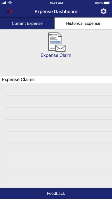Emulate iPhone app APA Expense using MyAndroid