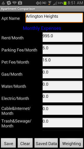 Emulate Android APK Apartment Comparison Emulate Android APK Apartment Comparison