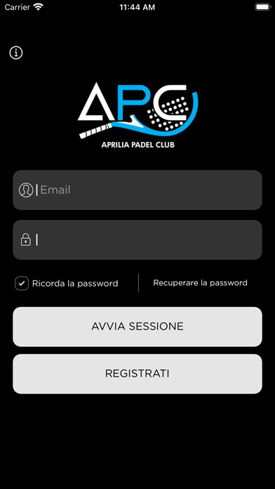 Emulate iPhone app APC Aprilia Padel Club using MyAndroid Emulate iPhone app APC Aprilia Padel Club using MyAndroid