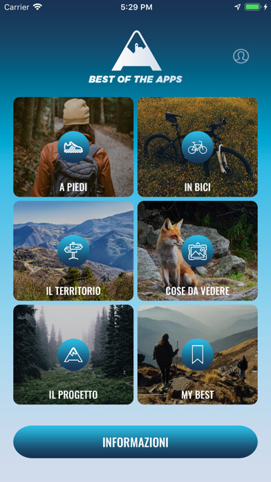 Emulate iPhone app Apennines Discovery using MyAndroid