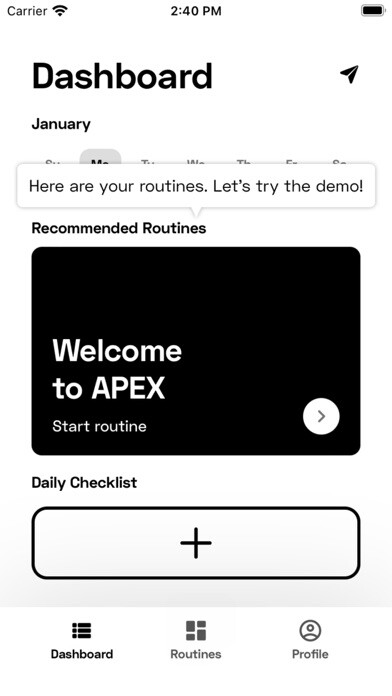 Emulate iPhone app APEX Health AI using MyAndroid