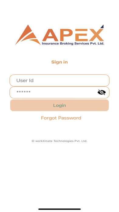 Emulate iPhone app Apex Insurance using MyAndroid