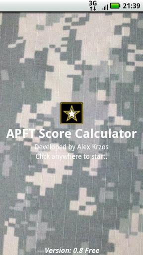 Run android online APK APFT Calculator w/ Score Log from MyAndroid or emulate APFT Calculator w/ Score Log using MyAndroid Run android online APK APFT Calculator w/ Score Log from MyAndroid or emulate APFT Calculator w/ Score Log using MyAndroid
