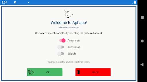Run android online APK Aphapp - Speech Therapy - Aphasia from MyAndroid or emulate Aphapp - Speech Therapy - Aphasia using MyAndroid Run android online APK Aphapp - Speech Therapy - Aphasia from MyAndroid or emulate Aphapp - Speech Therapy - Aphasia using MyAndroid