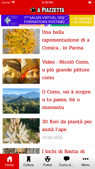 Emulate iPhone app A Piazzetta using MyAndroid