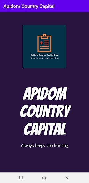 Run android online APK Apidom Country Capital from MyAndroid or emulate Apidom Country Capital using MyAndroid Run android online APK Apidom Country Capital from MyAndroid or emulate Apidom Country Capital using MyAndroid