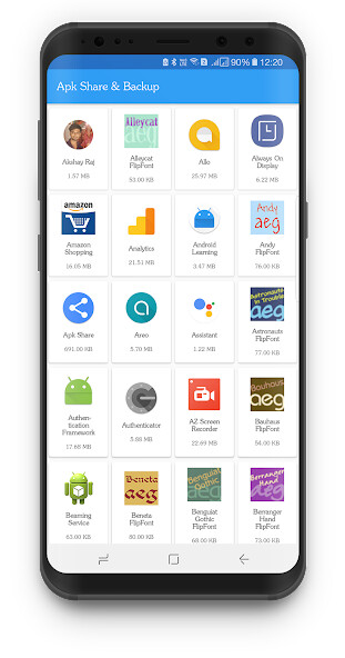 Run android online APK Apkshare  Backup from MyAndroid or emulate Apkshare  Backup using MyAndroid