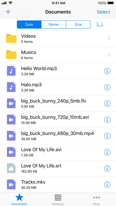 Emulate iPhone app APlayer - Alook Player using MyAndroid