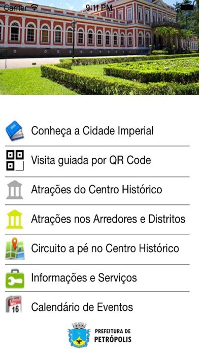 Emulate iPhone app Aplicativo Petrópolis using MyAndroid Emulate iPhone app Aplicativo Petrópolis using MyAndroid