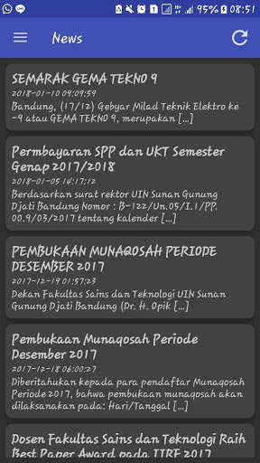 Run android online APK Aplikasi berita dan profil fakultas saintek from MyAndroid or emulate Aplikasi berita dan profil fakultas saintek using MyAndroid