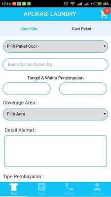 Emulate Android APK Aplikasi Laundry Online - ALO Emulate Android APK Aplikasi Laundry Online - ALO