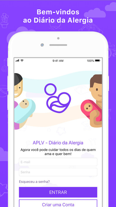 Emulate iPhone app APLV - Diário da Alergia using MyAndroid Emulate iPhone app APLV - Diário da Alergia using MyAndroid