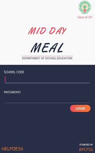 Emulate Android APK AP MID-DAY MEAL HM