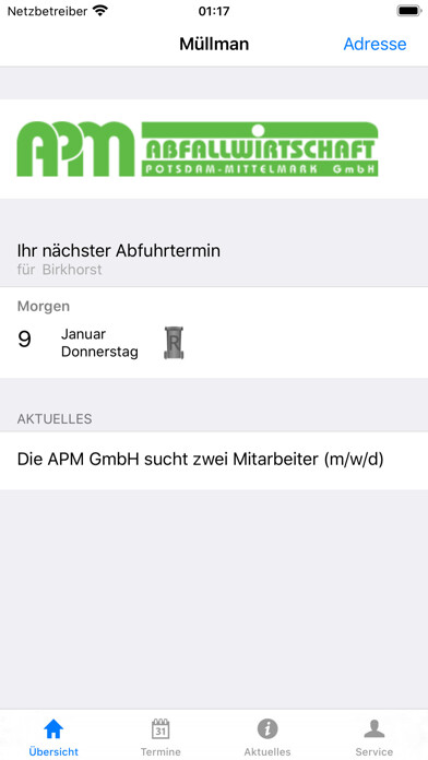 Emulate iPhone app APM Müllman using MyAndroid Emulate iPhone app APM Müllman using MyAndroid