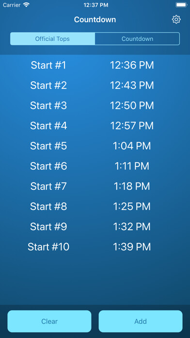 Emulate iPhone app Apnea Competition Countdown using MyAndroid Emulate iPhone app Apnea Competition Countdown using MyAndroid