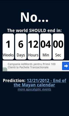 Emulate Android APK Apocalypse Countdown