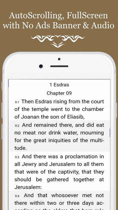 Emulate iPhone app Apocrypha PRO: NO ADS! (Bible) using MyAndroid