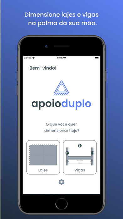 Emulate iPhone app Apoio Duplo using MyAndroid
