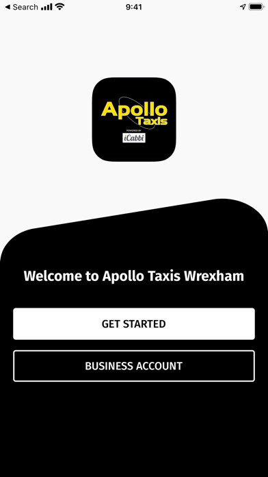 Emulate iPhone app Apollo Taxis, Wrexham using MyAndroid