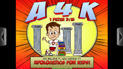 Emulate iPhone app Apologetics For Kids! using MyAndroid