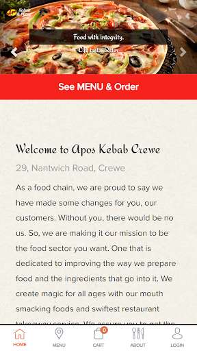 Run android online APK Apos Kebab Crewe - Order Food Online from MyAndroid or emulate Apos Kebab Crewe - Order Food Online using MyAndroid Run android online APK Apos Kebab Crewe - Order Food Online from MyAndroid or emulate Apos Kebab Crewe - Order Food Online using MyAndroid