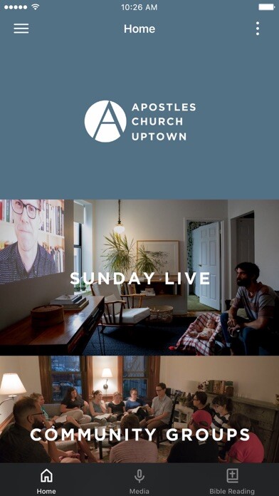 Emulate iPhone app Apostles Church Uptown using MyAndroid Emulate iPhone app Apostles Church Uptown using MyAndroid