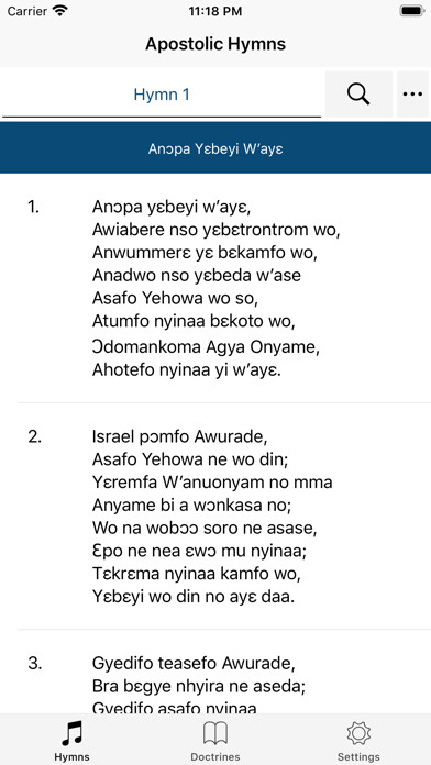 Emulate iPhone app Apostolic Hymns using MyAndroid Emulate iPhone app Apostolic Hymns using MyAndroid