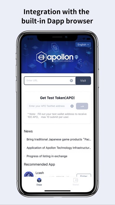 Emulate iPhone app APO Wallet using MyAndroid