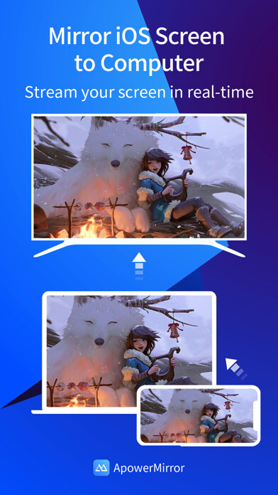 Emulate iPhone app ApowerMirror- Screen Mirroring using MyAndroid