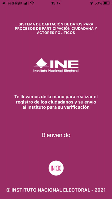Emulate iPhone app Apoyo Ciudadano - INE using MyAndroid