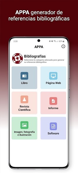 Run android online APK APPA: Generador de citas APA from MyAndroid or emulate APPA: Generador de citas APA using MyAndroid