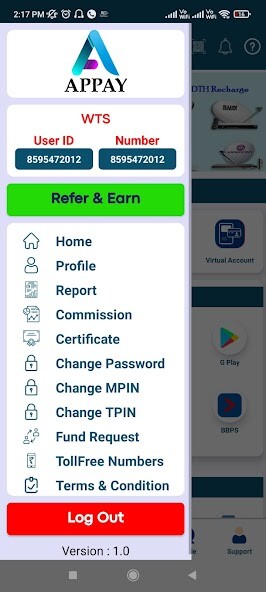 Run android online APK AP Pay from MyAndroid or emulate AP Pay using MyAndroid