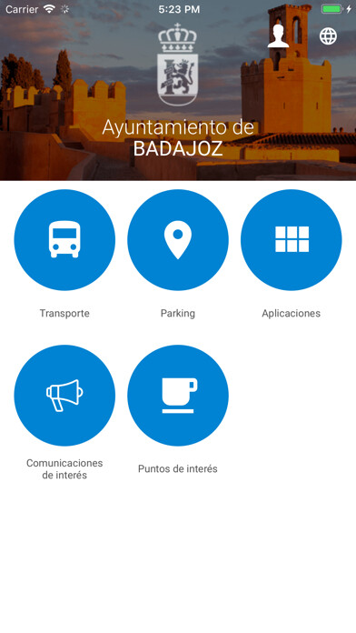 Emulate iPhone app App Badajoz using MyAndroid