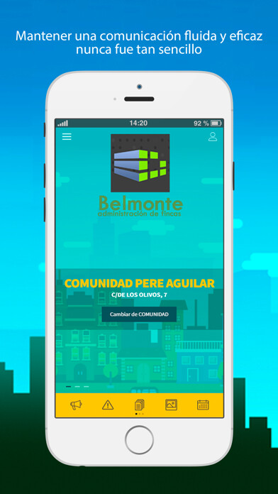 Emulate iPhone app APP Belmonte using MyAndroid