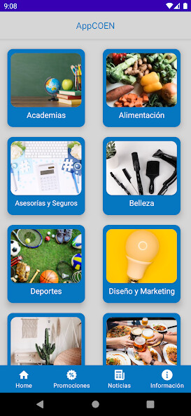Run android online APK AppCOEN from MyAndroid or emulate AppCOEN using MyAndroid