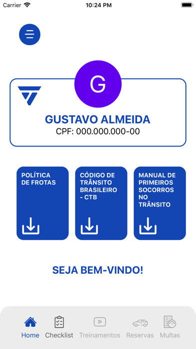 Emulate iPhone app App do Condutor using MyAndroid