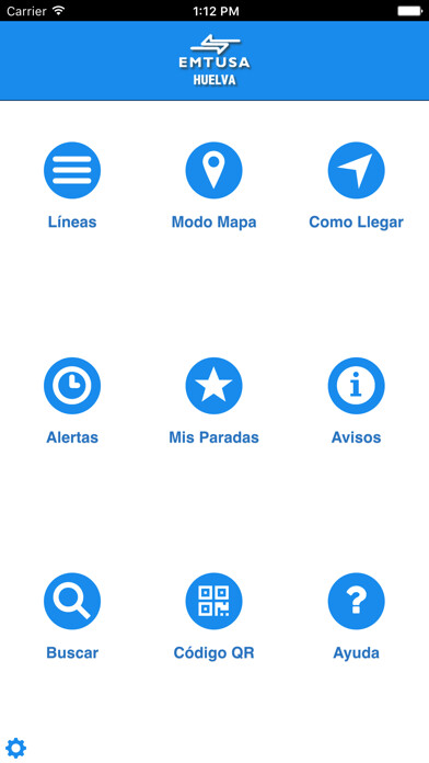 Emulate iPhone app APPEMTUSA - Huelva using MyAndroid