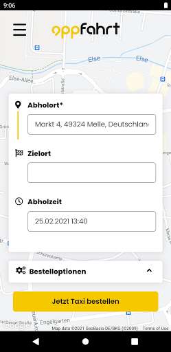 Run android online APK Appfahrt Taxi-App from MyAndroid or emulate Appfahrt Taxi-App using MyAndroid