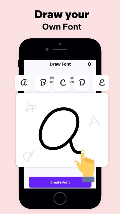 Emulate iPhone app app ! Fonts Keyboard using MyAndroid