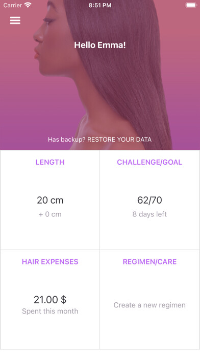 Emulate iPhone app AppFrolution - My Hair Diary using MyAndroid Emulate iPhone app AppFrolution - My Hair Diary using MyAndroid