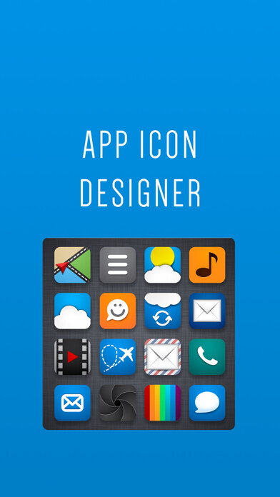 Emulate iPhone app App Icon Designer using MyAndroid